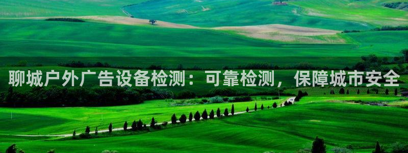 杏宇平台注册登录：聊城户外广告设备检测：可靠检测，保障城市安全