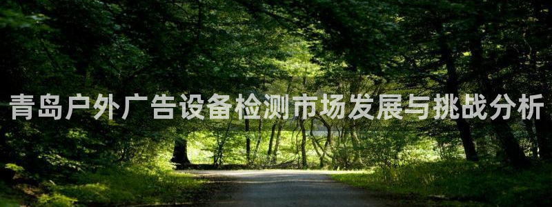 杏宇平台登陆：青岛户外广告设备检测市场发展与挑战分析
