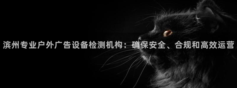 杏宇平台登录步骤是什么：滨州专业户外广告设备检测机构：确保安全、合规和高效运营